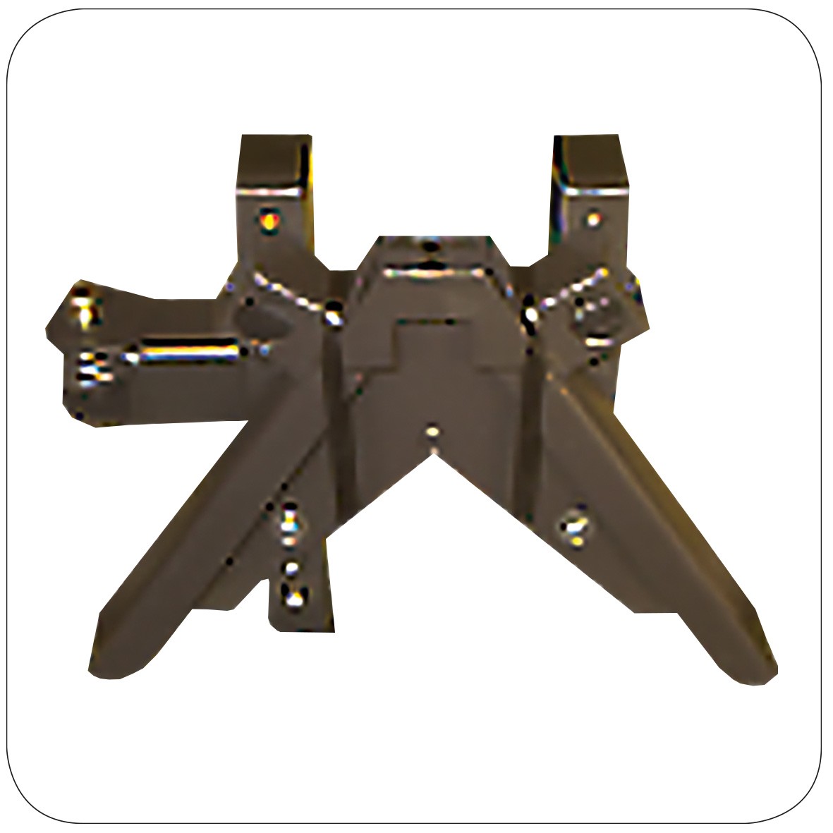 ABR WKB KD- Bracket to attach WKB60 Weedbrush to CAT0 front linkage A frameJD Quicktach linkage