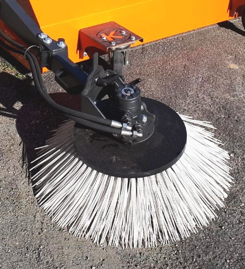 Gulley Brush Left Hand - 85cm Hydraulic Drive for KM 70 series Sweeper