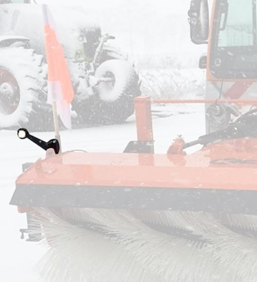 Side marker lights - red and white lens 