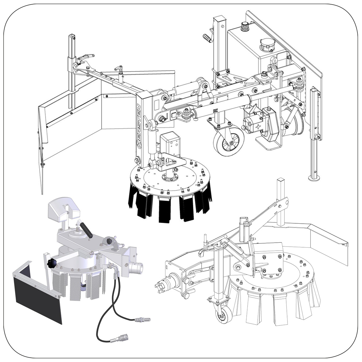 Kersten weedbrush instruction manuals