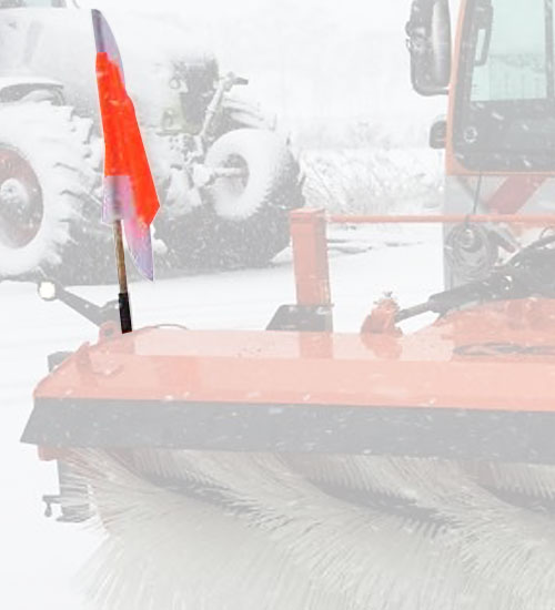 WA-FLAG - Side warning flags - to indicate sweeper...