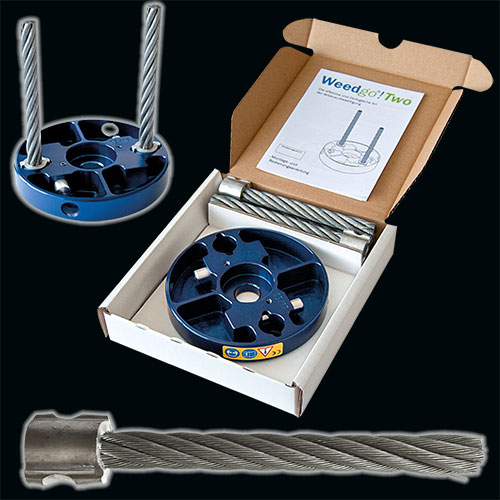 Weedgo Two, 2 line brushcutter attachment. 20/25.4mm Mounting