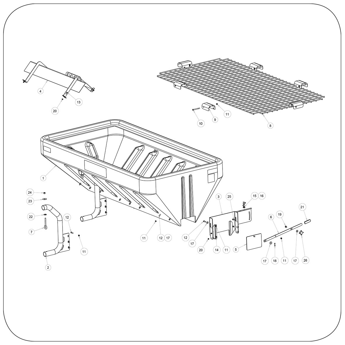 Spare Parts List Meyer PolyHawk -8ft