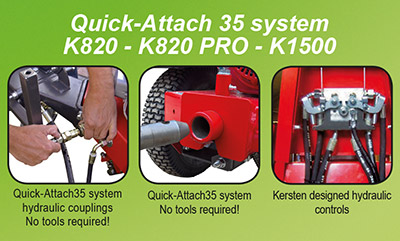 Quick attach 35 system